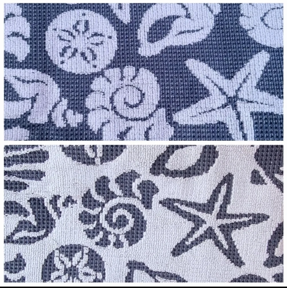 2 Starfish Sea Shell Beach House  Bath Towel Set Deborah Connolly NEW